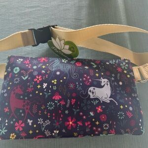 Lily Bloom Unicorn KARMA BLOOM Dark Purple with Cream Strap